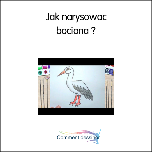 Jak narysować bociana